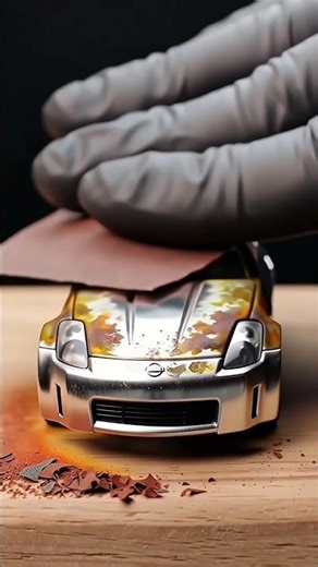 Restauración de Nissan 350Z 🔧🚘 #shorts #restoration #diecast #parati #short