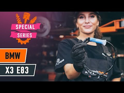 How to change rear ABS sensor on BMW X3 E83 [TUTORIAL AUTODOC]