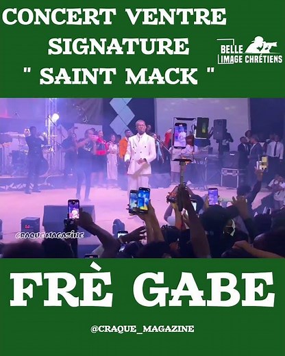 Concert Album Vente Signature Frè Gabe