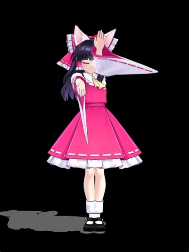 MMD Touhou Reimu: New Song 'Iris' Released