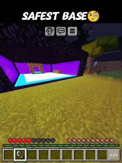 SAFEST BASE💀 #minecraft #viral #minecraftbuilds #safestbase