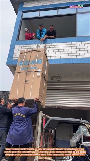 The Art of Manual Hoisting for Large Appliance Delivery