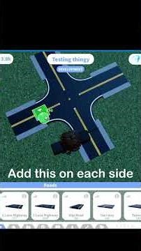 How to make a realistic intersection in Mini Cities 2 #roblox #games #jesuslovesyou #17 #robloxgames