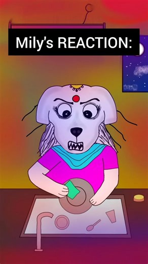 Sister turns into Manjulika #animation #manjulika #trending #funny #wagmily #shortsfeed #comedy