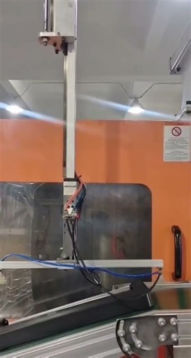 Black injection molded plastic frame