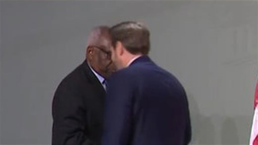 US Supreme Court Justice Clarence Thomas speaks at UT Austin