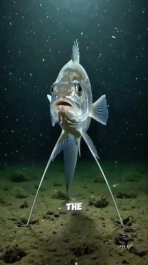 Meet the Tripod Fish: Nature's Strangest Fish #wildlife #animals #nature
