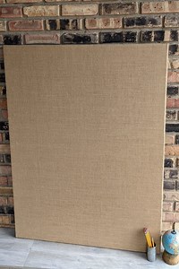 CORK Extra Large 36"x48" Natural Burlap Cork Bulletin Board Designer Vision Board Cork Board for Wall - Etsy