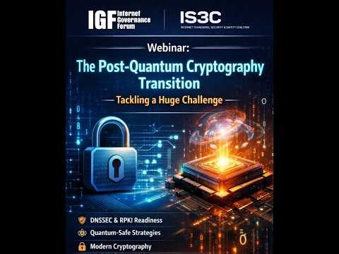 DC Webinar: The Post-Quantum Cryptography Transition