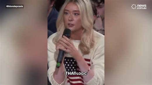 Young feminist ‘cooks’ Charlie Kirk on ‘women’s happiness’