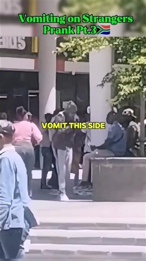 Throwing up on Strangers Prank Part 3😂#shorts #viral #prank