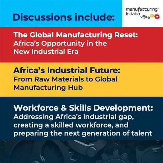 Attend Manufacturing Indaba 2026 in Sandton and connect with Africa’s industry leaders