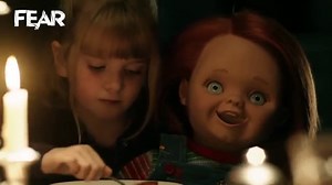 2.7M views · 38K reactions | Do you think the priest liked his food?  America's favourite toy, voiced again by Brad Dourif, is back at it again in Curse of Chucky  | Fear: The Home of Horror | Facebook