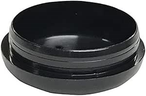 Wrought Iron Chair Glides – Fits 1-1/2" Inside Diameter, Round Plastic Chair Leg Floor Protectors for Patio Furniture, Pack of 16, Black