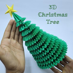 50K views · 835 reactions | Amazing 3D Paper Christmas Tree Making Tutorial. How to Make Paper X-mas Tree. DIY Christmas Paper Crafts... | DIY Crafts & Art | Facebook