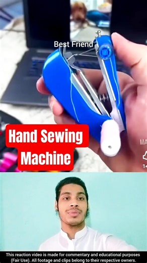 Magic Hand Sewing Machine! // Small sewing now at home 😱👌 #shorts #shortsfeed #sewingmachine