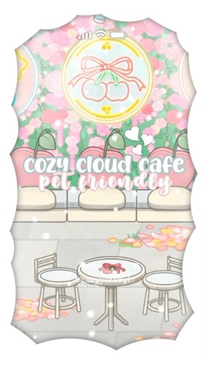 ⋆☕︎ My pet friendly café 🐚‧₊˚ ⌇ Game world `taggies ⁞ #gameworld #cozyverse #cozy