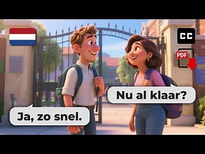 Easy Dutch Conversation – 👩‍👦 Chatting After School (A2-B1)