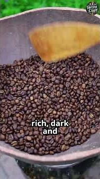Traditional Process to Make Pure Coffee ☕☕ #coffee #didyouknow