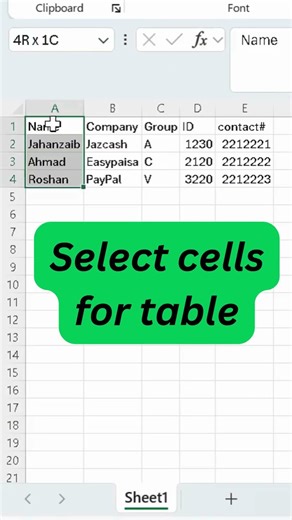 Ms Excel auto table formula shortcut #excel #microsoftoffice #computereducation #likeandsubscribe