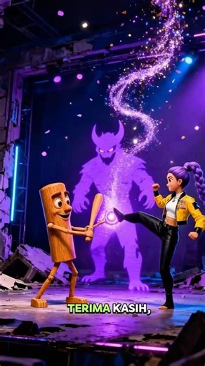 Wait… why are they fighting together? Tung tung sahur and Rumi??