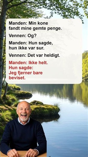 Manden Min kone fandt mine gemte penge #danskjoke #danskhumor #hverdagshumor