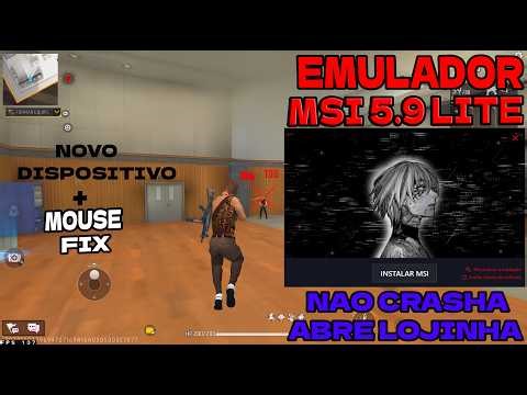 MSI 5.9 Lite Emulator 🎉 New FPS Device, with Less Lag+, FPS ✅ FF V7A + Sensitivity + Mouse Fix 🍓