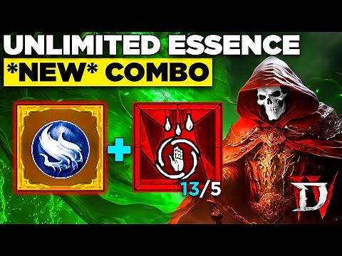 Infinite Essence Monster - Blood Surge 5.0 Necro Build Diablo 4