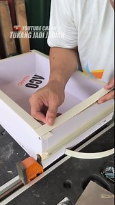 Cara membuat sudut rapi PVC edging | Agus Tukangjadijadian