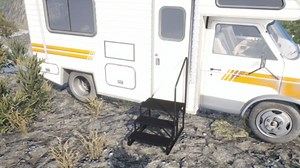 Amazon.com: HomiShare RV Steps with Handrail, 4 Steps Outdoor RV Step Ladder, Camper Stair Ladder Portable Stairs for Travel Trailer, Hot tub Steps with handrail Mobile Home Stairs, Matte Black : Everything Else