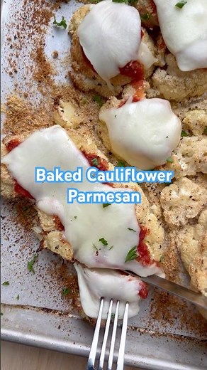 Baked Cauliflower Parmesan