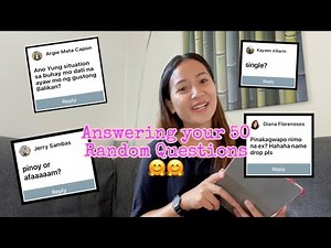 Answering your 50 Random Questions|| Cyndy Florenosos