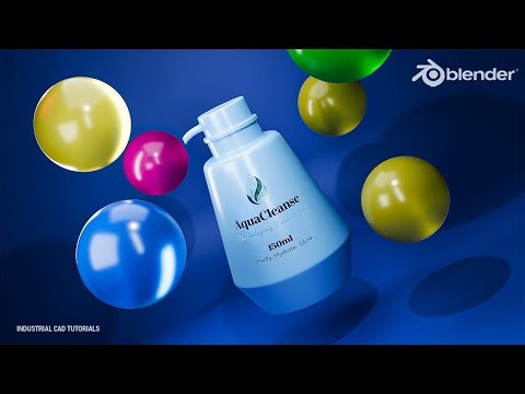 Cosmetic Bottle 3D Animation in Blender || Product Animation & Visualization