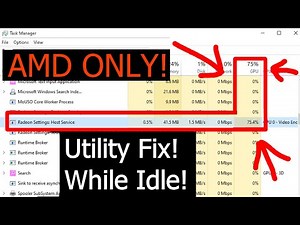 How to Fix High Utility Usage on (AMD) GPU When Idle!!!