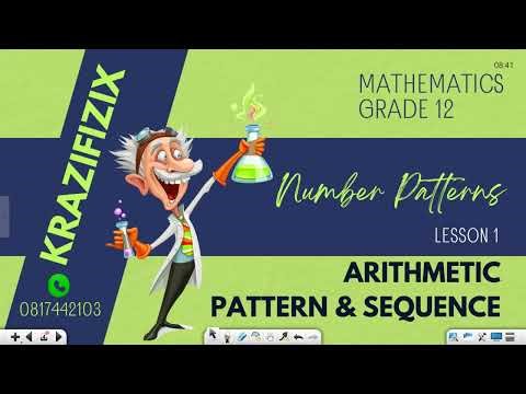 Number pattern Grade 12 lesson 1