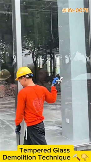 Tempered Glass Demolition Technique 🔨