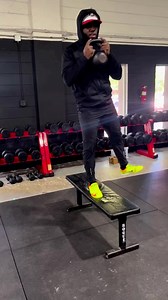 Crossover Step Ups are an extremely underutilized movement for power athletes in my opinion. - Football, baseball, basketball and many other team sports perform crossover movements at high velocities so it only makes sense to train them with resistance to elevate the abductors and adductors in conjunction with the flexors and extensors. - Key points of the movement are to keep the hips and shoulders square and toes pointed forward through the movement and not rely on rotating to let the hips do 