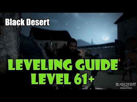 [Black Desert] Lots of Grind Leveling Guide | 61+
