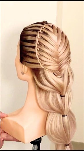 Day 6 – Beautiful Braided Bun | Braid Updo Challenge #shorts #hairstyles #braids