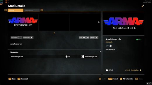 Arma Reforger 服务器设置 (Windows) + 添加Mod