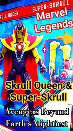 Skrull Queen & Super-Skrull | Marvel Legends | Action Figure | Avengers Beyond Earth's Mightiest