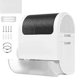 3-in-1 Indoor Dryer Vent - Indoor Dryer Vent kit for Water Drawer System and Electric Clothes Dryers, with High Strength Non-Woven Filter Cotton Doesn't Leak Lint, Dust, for Electric Clothes Dryers