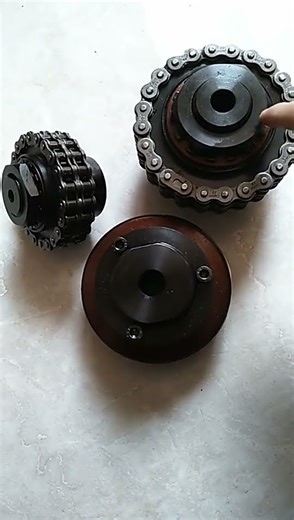 TL chain sprocket friction torque limiter, torque clutch, motor drive overload safety protector