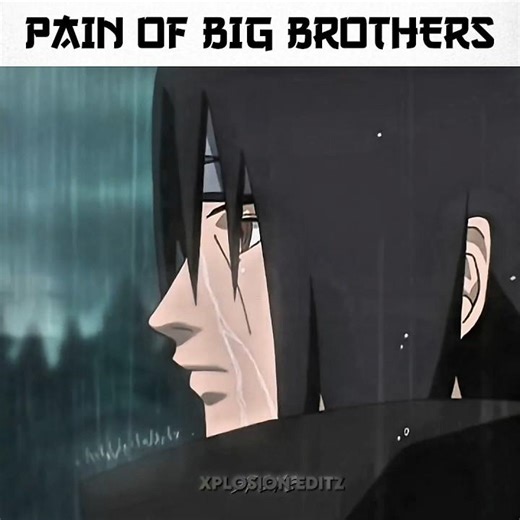 The Pain of a Big Brother: Itachi Uchiha’s Tragic Sacrifice 💔 #Itachi #Naruto