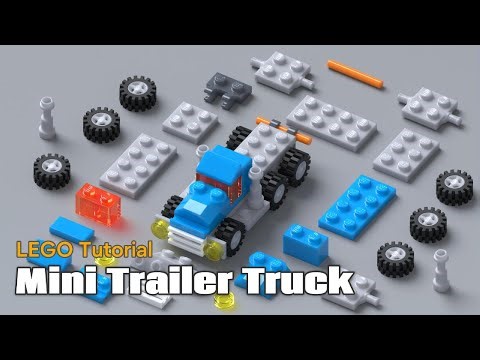 Mini 6-Wheeled Trailer Truck! 🚛