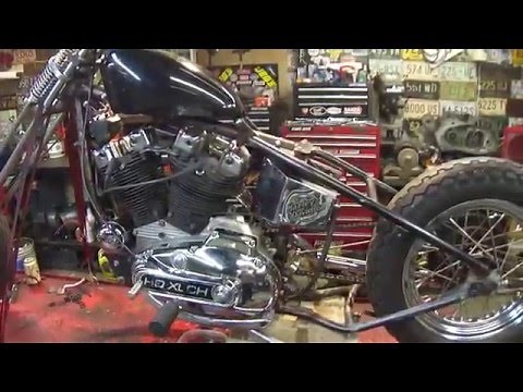 1972 Harley Ironhead Chopper Build