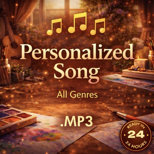 Personalized Song With Custom Lyrics, Custom Song Gift, Love Song MP3, Anniversary Birthday Wedding Gift, Romantic Music Gift - Etsy