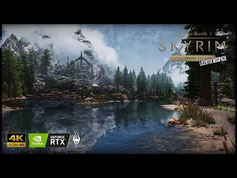 Skyrim SE Anniversary Edition | ULTRA Modded Next Gen Graphics 2022! | Licentia Graphics Showcase #1