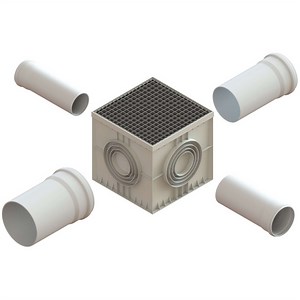 22x22 Catch Basin Stainless Steel A Class Package