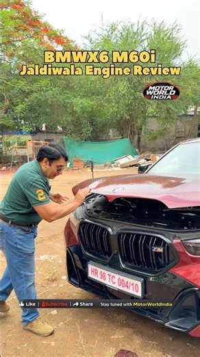 BMW X6 M60i Jaldi Wala V8 Engine Review #bmwx6m60i #X6#motorworldindia